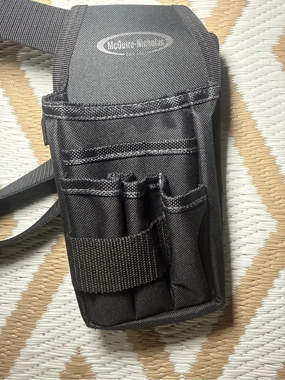 McGuire-Nicholas Black Tool Pouch Belt Holster/Holder, 1 Item